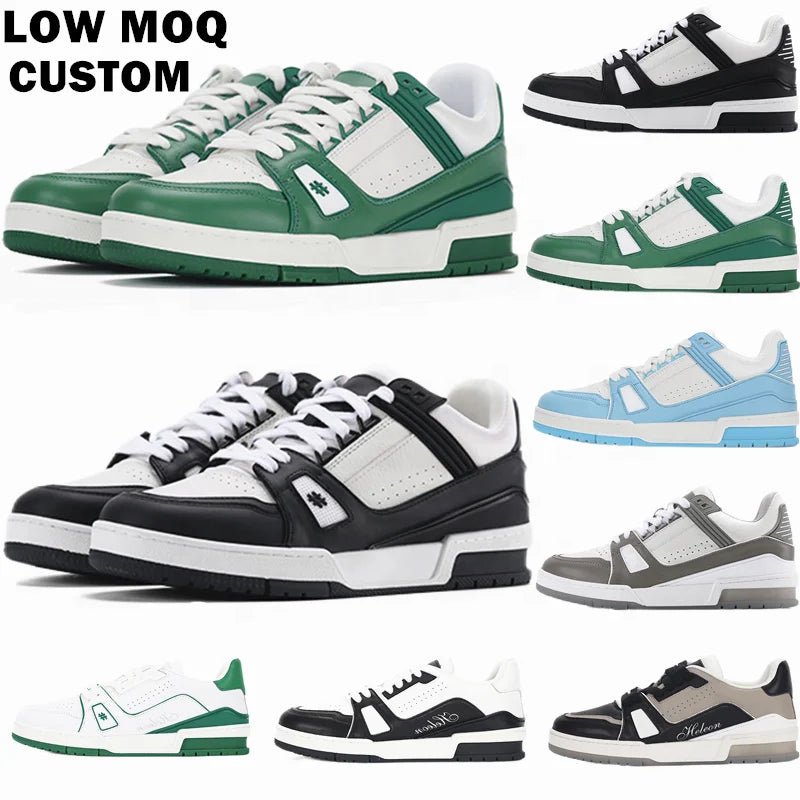 Top-tier luxury designer skateboard shoes men's casual sports field training Court Couple walking Basketball running Sneakers