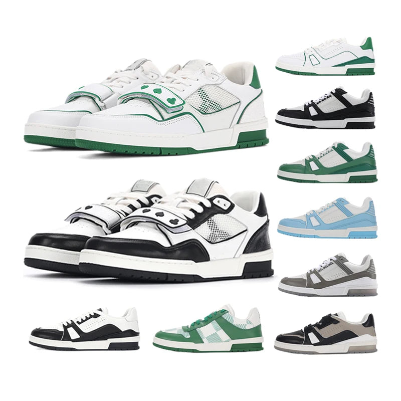 Top-tier luxury designer skateboard shoes men's casual sports field training Court Couple walking Basketball running Sneakers