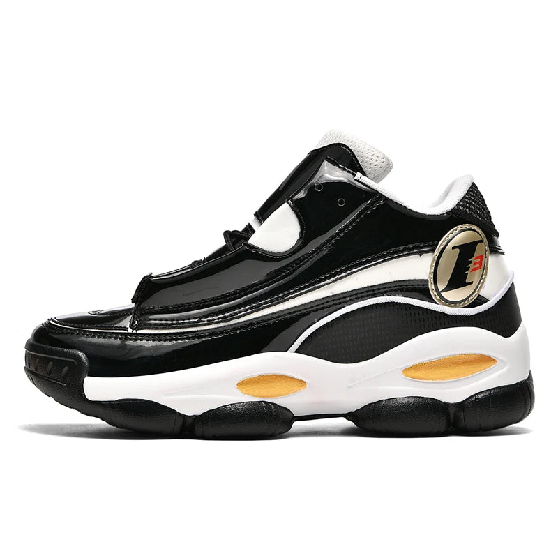 High Quality Men's Basketball Shoes Autumn Leather Sports Shoes Outdoor Platform Professional Basketball Boots Men Traning Shoes