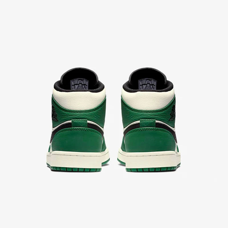 Jordan Air Jordan 1 Mid-top Comfortable And Durable Retro Basketball Shoes For Men 852542-301 Outdoors Cushioned Sports Shoes