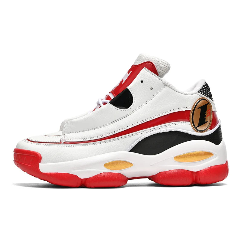 High Quality Men's Basketball Shoes Autumn Leather Sports Shoes Outdoor Platform Professional Basketball Boots Men Traning Shoes