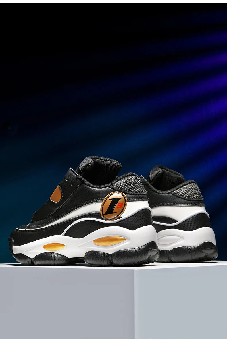 High Quality Men's Basketball Shoes Autumn Leather Sports Shoes Outdoor Platform Professional Basketball Boots Men Traning Shoes