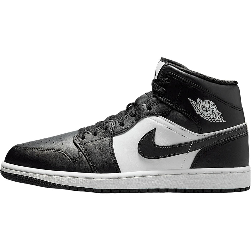 Nike Official Genuine Air Jordan 1 Mid Men's High-Top Sports Shoes DQ8426-010