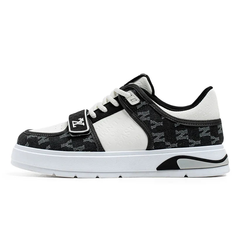 Fashion Blue Men's Sneakers 2025 Streetwear Hip Hop Shoes Spring Casual Skateboard Shoes Man Designer Luxury Sneakers