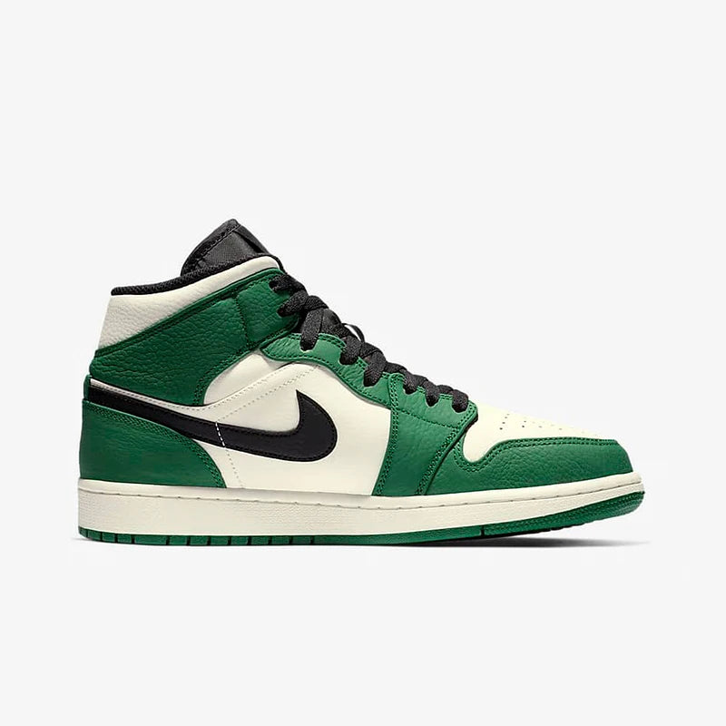 Jordan Air Jordan 1 Mid-top Comfortable And Durable Retro Basketball Shoes For Men 852542-301 Outdoors Cushioned Sports Shoes