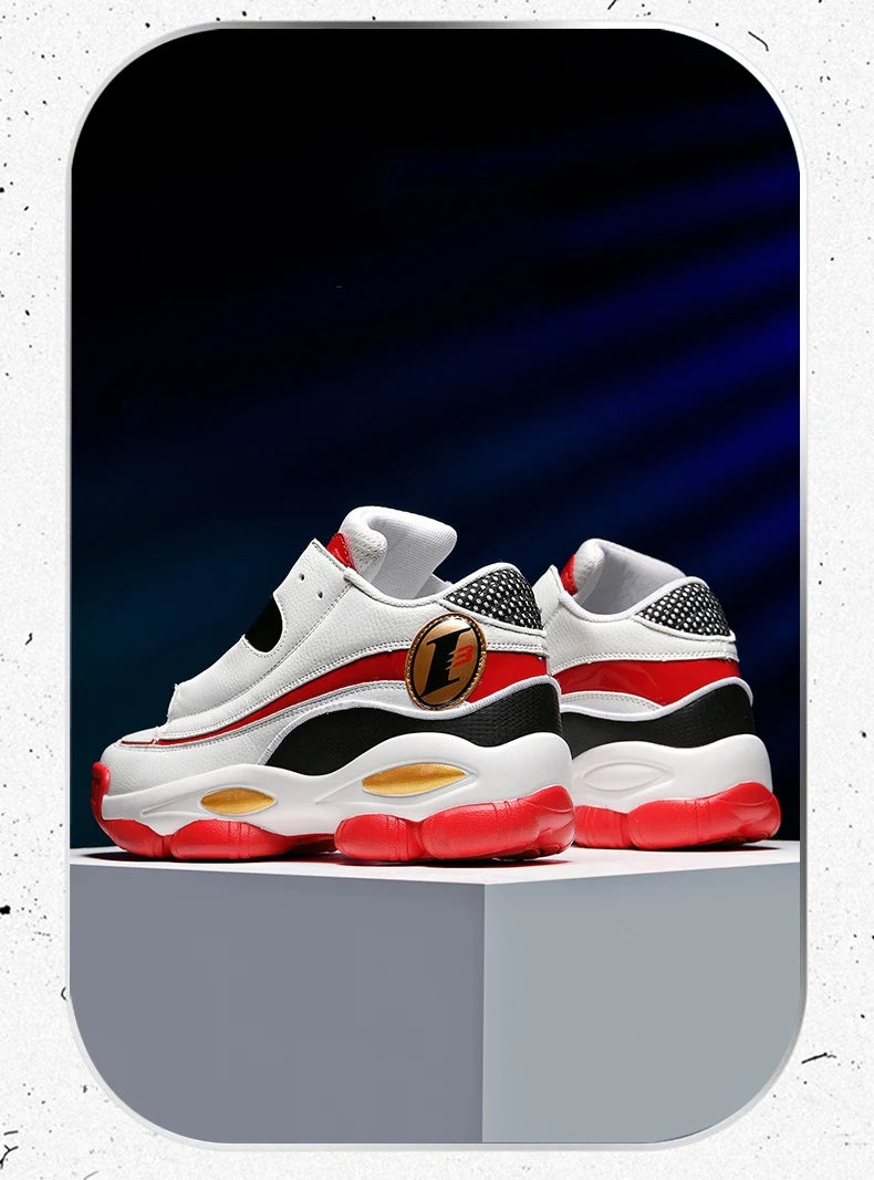 High Quality Men's Basketball Shoes Autumn Leather Sports Shoes Outdoor Platform Professional Basketball Boots Men Traning Shoes