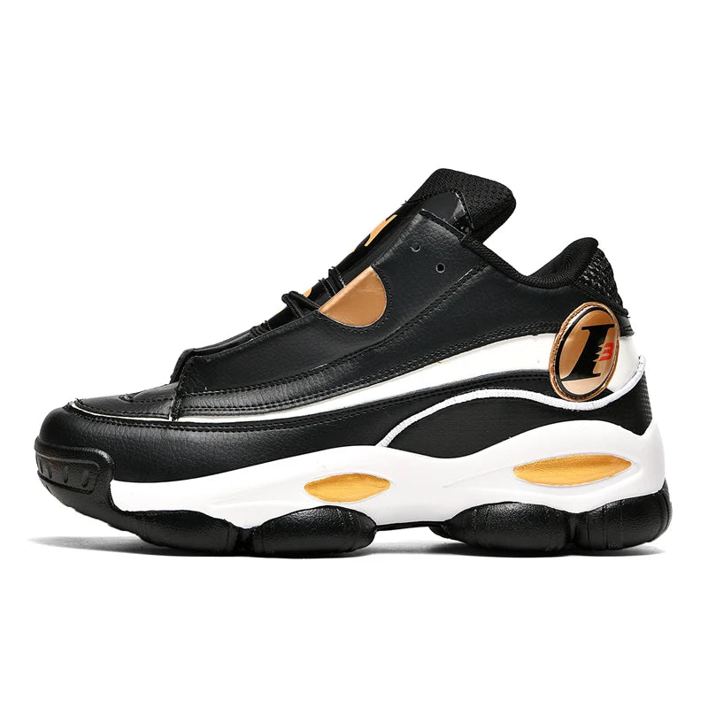 High Quality Men's Basketball Shoes Autumn Leather Sports Shoes Outdoor Platform Professional Basketball Boots Men Traning Shoes