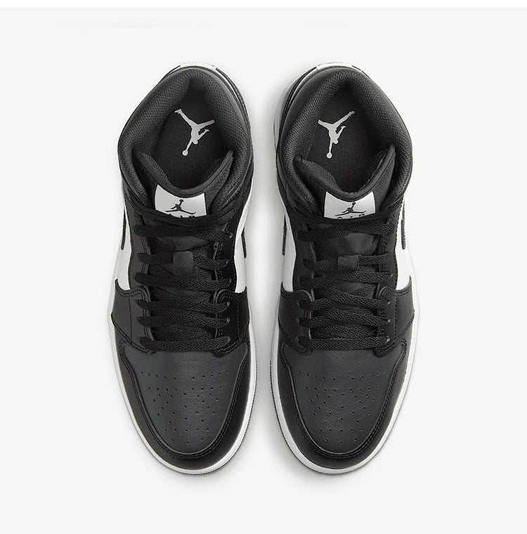 Nike Official Genuine Air Jordan 1 Mid Men's High-Top Sports Shoes DQ8426-010