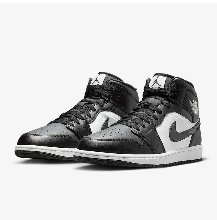Nike Official Genuine Air Jordan 1 Mid Men's High-Top Sports Shoes DQ8426-010